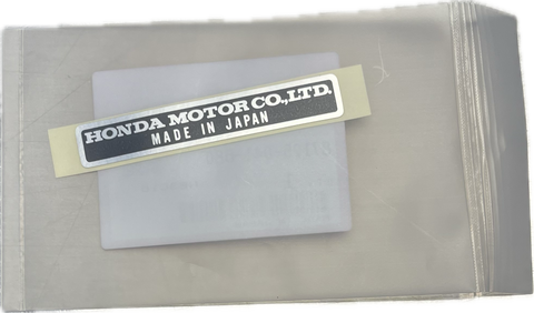 Honda Motor Co label