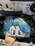 Bulma Peeker Sticker